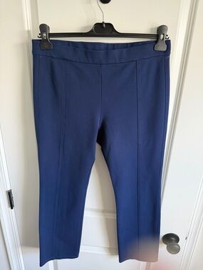 Tory Burch Women's Navy Ponte Knit Cropped Pants